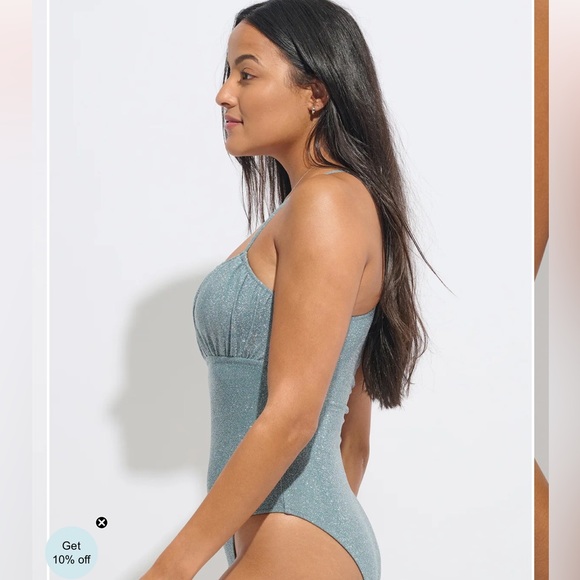 Everyday Sunday Women's Green One Piece Swimsuit - Picture 4 of 16